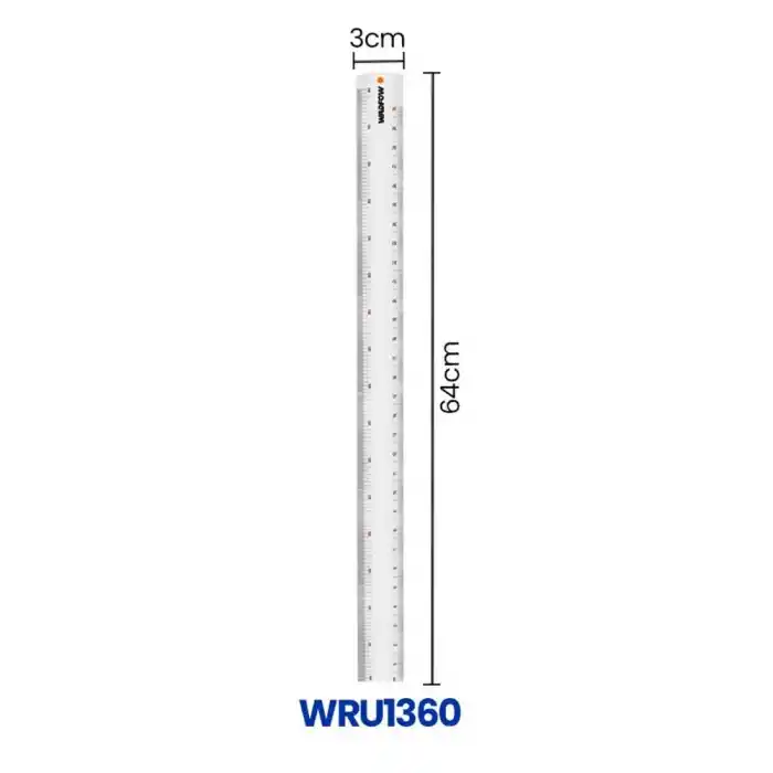 Wadfow WRU1360 Paslanmaz Çelik Çetvel 600mm