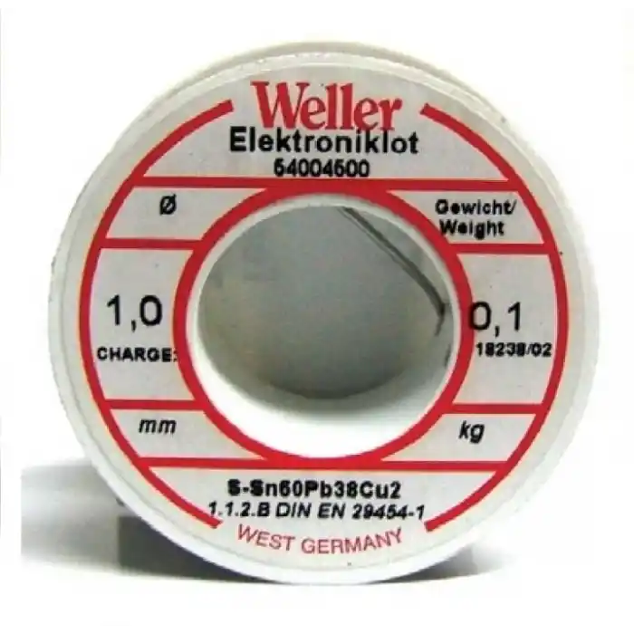 Weller EL 60/40-100 Kendinden Pastalı Lehim Teli
