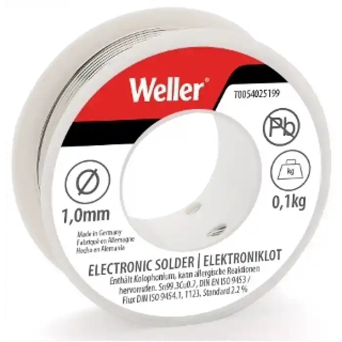 Weller EL99/1 Kurşunsuz Lehim Teli 25 Gr