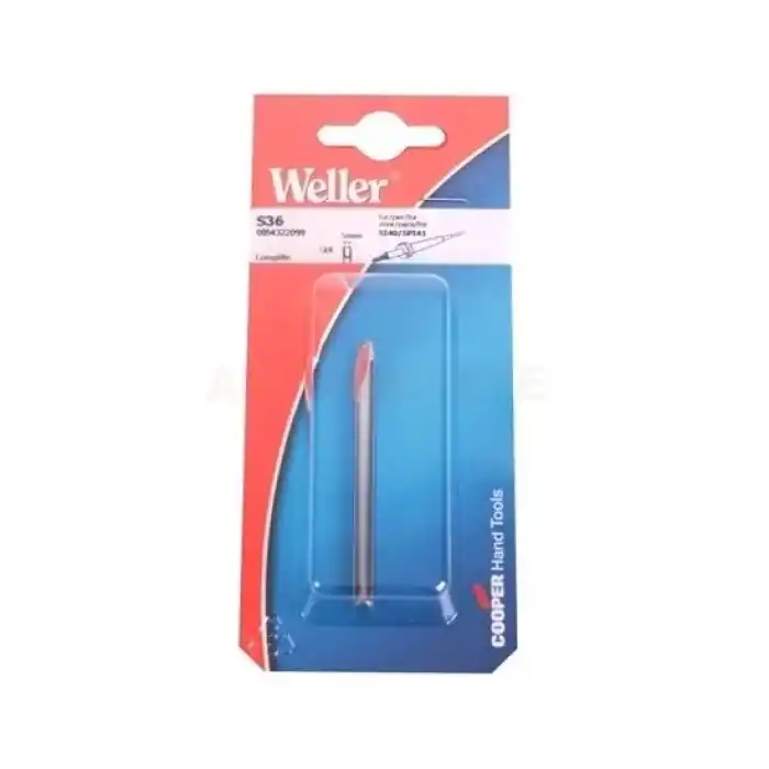 Weller S36 Sp40 Havya için Demir Kaplı Düz Uç