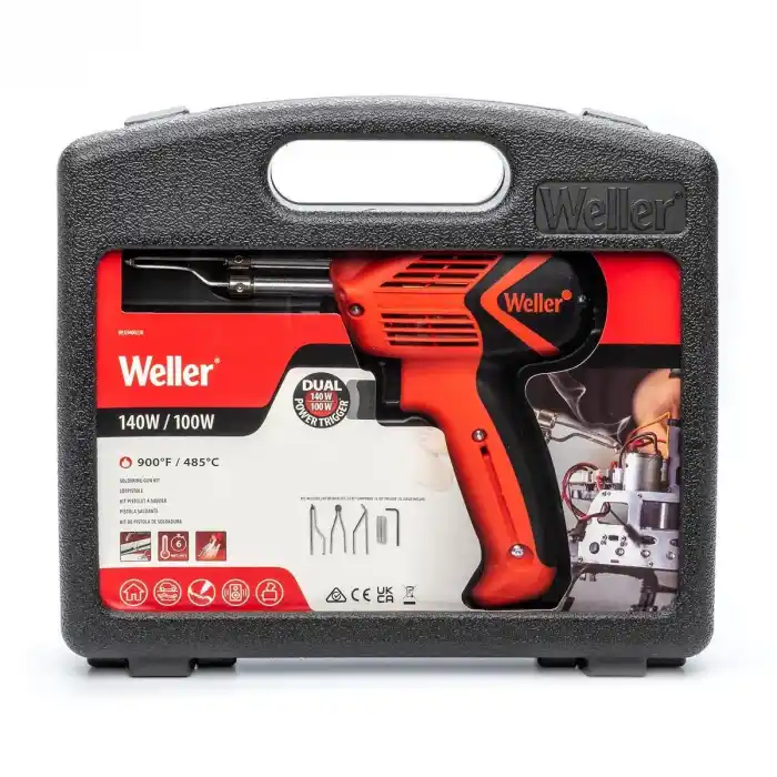 Weller WLG9400K23C Çift Güçlü Lehim Tabanca Havya Kiti