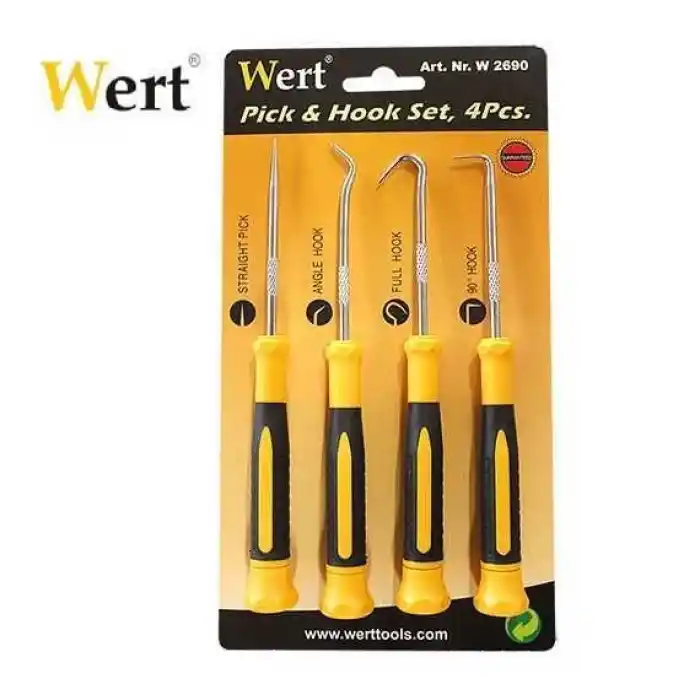 Wert 2690 Delici Biz İğnesi ve Kanca Seti, 4 Parça