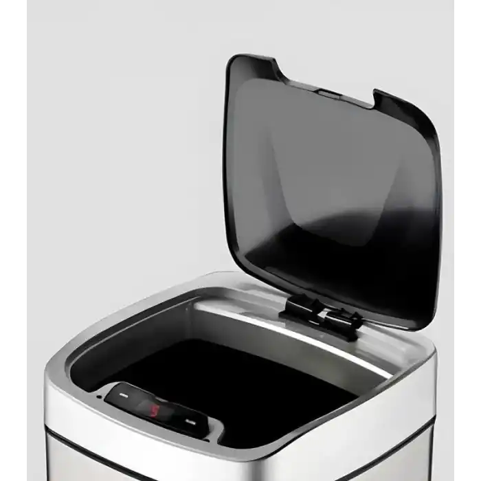 Xinda GSC20 Sensörlü Paslanmaz Çelik 20 Lt Çöp Kovası