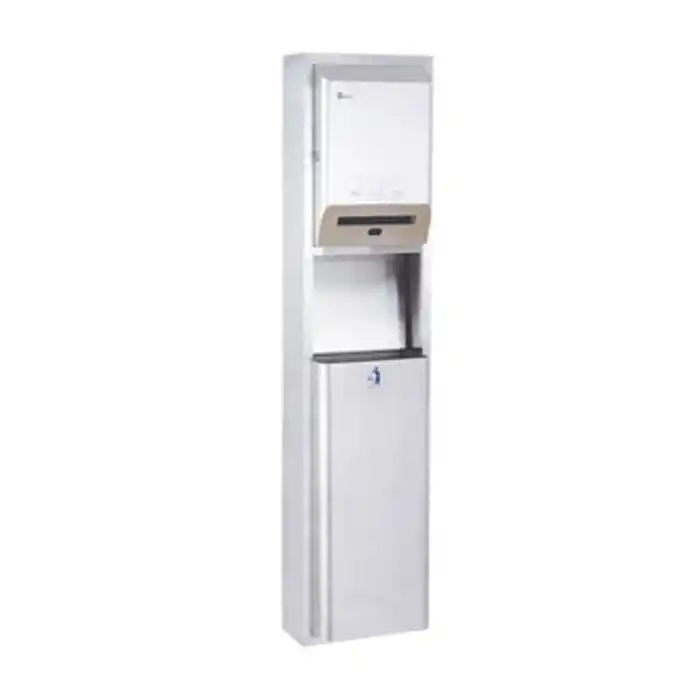 Xinda GSG63E-R Sıva Üstü Fotoselli Kağıt Havluluk Çöp Kovası Kombinasyonu