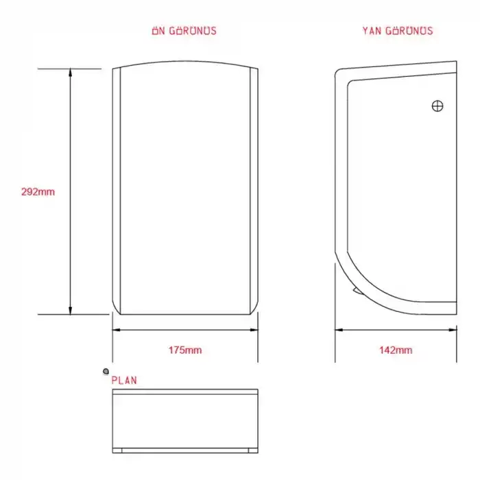 Xinda GSQ120B Jet Motorlu Antibakteriyel El Kurutma Makinesi