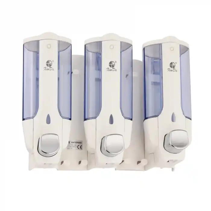 Xinda ZYQ138T Beyaz Manuel Üçlü Sıvı Sabun Verici