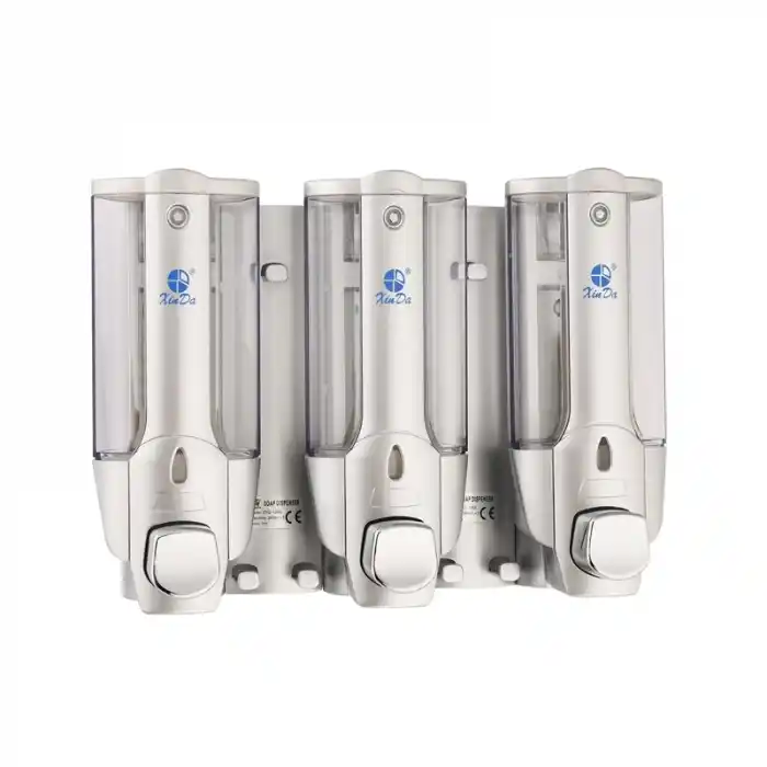 Xinda ZYQ138T Gümüş Manuel Üçlü Sıvı Sabun Verici