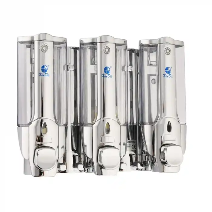 Xinda ZYQ138T Krom Manuel Üçlü Sıvı Sabun Verici