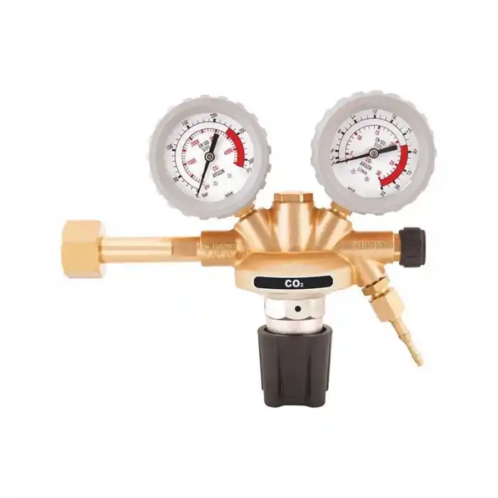 Yıldız 5250SC Manometreli 21 L/min W 21.80 x 1/14 CO2 Karbondioksit Basınç Düşürücü