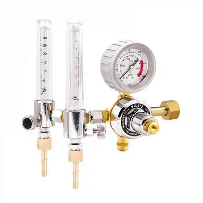 Yıldız 5450SF16-2 Flowmetreli 16 L/min Çift Flowmetreli W 21.80 x 1/14 CO2 Basınç Düşürücü