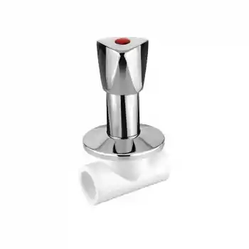 20 mm PPRC Plastik Sıva Altı Kromlu Vana