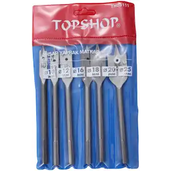 6LI AHŞAP YAPRAK MATKAP UCU SETİ