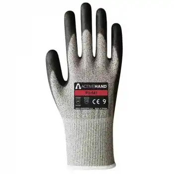 Activehand PU 541 Poliüretan Kaplı Kesime Dirençli İş Eldiveni No:9