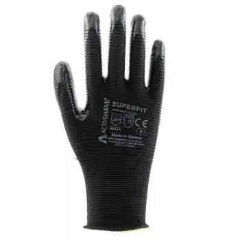 Activehand SUPERFIT Tırtıklı Nitril Kaplı Genel Amaçlı İş Eldiveni No:10