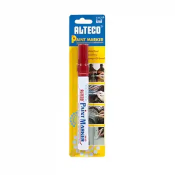 Alteco Kırmızı Renkli Paint Marker
