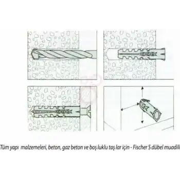 Apolo Mea 500204 Dübel F4 4*25