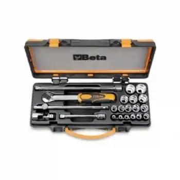 Beta 009100936 910A/C16 Altı Köşe 16 Parça Lokma Takımı