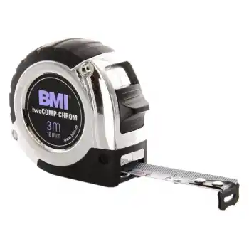 BMI 475241 Krom Çelik Metre 2mt x 16mm