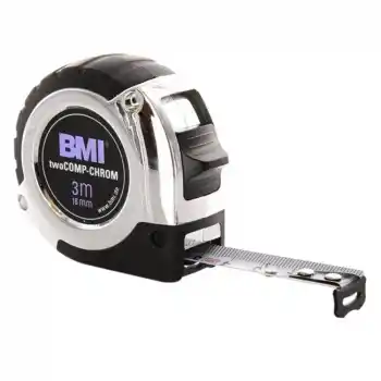 BMI 475341 TwoCOMP Krom Şerit Metre 3 Mtx16mm