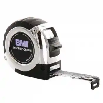 BMI 475541/25 Two Comp 5x25mm Chrom Şerit Metre