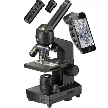 Bresser National Geographic 40x–1280x Akıllı Telefon Adaptörlü Teleskop