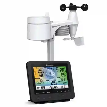 Bresser Temeo Hygro Quadro Siyah Meteoroloji İstasyonu