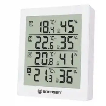 Bresser Temeo Hygro Quadro White Meteorloji İstasyonu