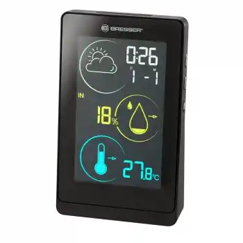 Bresser Temeo Life H Renkli Ekranlı Siyah Meteoroloji İstasyonu
