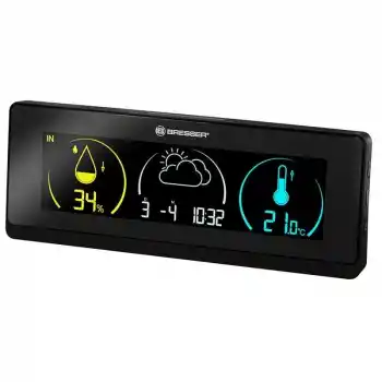 Bresser Temeo Life Renkli Ekranlı Siyah Meteoroloji İstasyonu