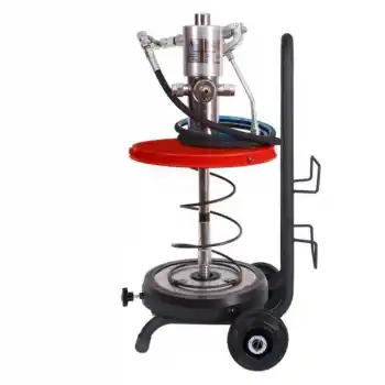 CKM A262 16 Kg 70:1 Havalı Gres Pompası Teneke Tipi Taşıma Arabalı