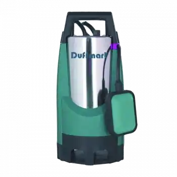 Duffmart MW1100-H Paslanmaz Pis Kirli Su Dalgıç Pompa