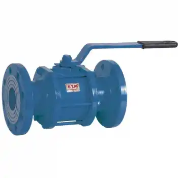 ETM DN125 PN16-25 Flanşlı Tam Geçişli Uzun Tip Küresel Vana 5
