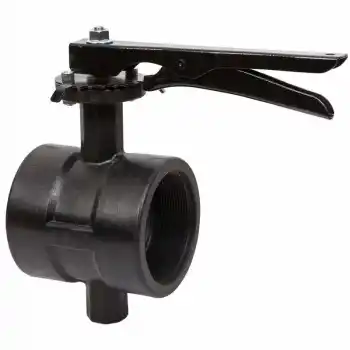 ETM DN125 Polyamid Gövdeli İçten Dişli Kelebek Vana 5