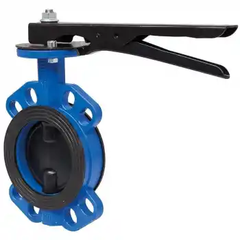 ETM DN150 PN6-PN10-PN16 Flanşlı Döküm Gövdeli Kelebek Vana 6