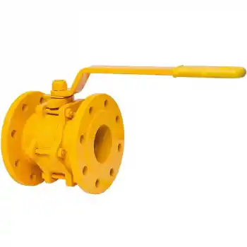 ETM DN65 PN16-25 Flanşlı Tam Geçişli Kısa Tip Doğalgaz Küresel Vana 2 1/2