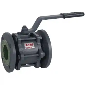 ETM DN80 PN 6 Flanşlı Tam Geçişli Küresel Vana 3