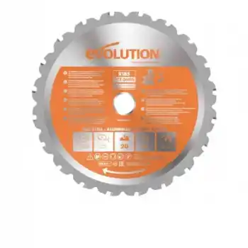 Evolution R185TCT-20CS 185mm Çok Amaçlı Testere