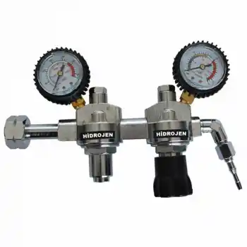 Evren 030 0-10 Bar W21,80x1/14 Sol Dış Çift Kademeli Hidrojen Basınç Düşürücü