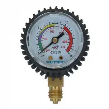 Evren 105 0-16 Bar G1/4 Oksijen-Azot Çıkış Basınç Göstergesi
