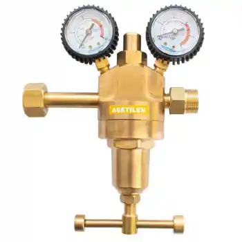 Evren 191 0-1,5 bar W21,80x1/14 Yüksek Debili Asetilen Basınç Düşürücü