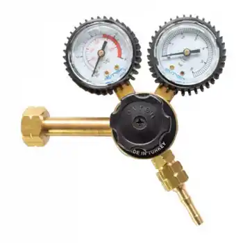 Evren 609 0-25 Bar W21,80x1/14 Sol Çift Manometreli Propan Basınç Düşürücü
