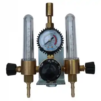 Evren 919M - Ø 15 mm Karbondioksit-Argon Çift Flowmetreli - Manometreli Postabaşı Grubu