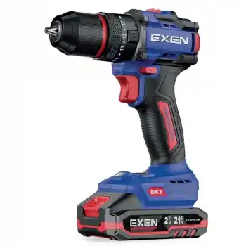 Exen EN 272 DS Akülü Darbeli Şarjlı Matkap 70 Nm 2.0 Ah