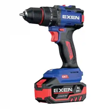 Exen EN 294 DS Akülü Darbeli Şarjlı Matkap 90 Nm 4.0 Ah