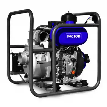 Factor GMD40BCE Dizel Döküm Gövdeli İpli Marşlı Su Pompası Motopomp 4