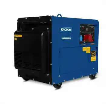 Factor KDK10000SC3 Kabinli Marşlı Dizel Trifaze Jeneratör 9,4 kVa