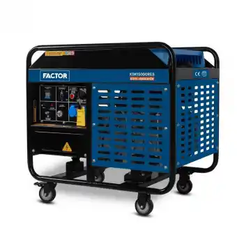 Factor KDK15000RE3 Dizel Trifaze Jeneratör 15Kw
