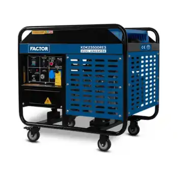 Factor KDK23500RE3 Marşlı Dizel Trifaze Jeneratör 23 kVa
