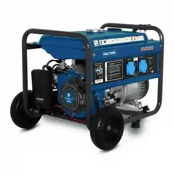 Factor KGL5000CE 5 kVA İpli Marşlı Benzinli Jeneratör