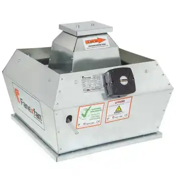 Fanexfan FDRÇ-H-500 Dikey Atışlı Harici Motorlu Radyal Çatı Fanı Monofaze